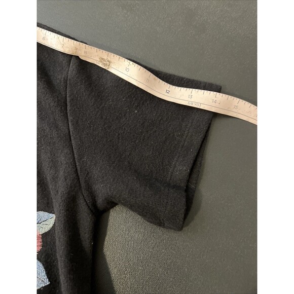 Zara Trafaluc‎ Dress S Womens Black Floral Mini Shift Short Sleeve Sweater NWT - Picture 13 of 13